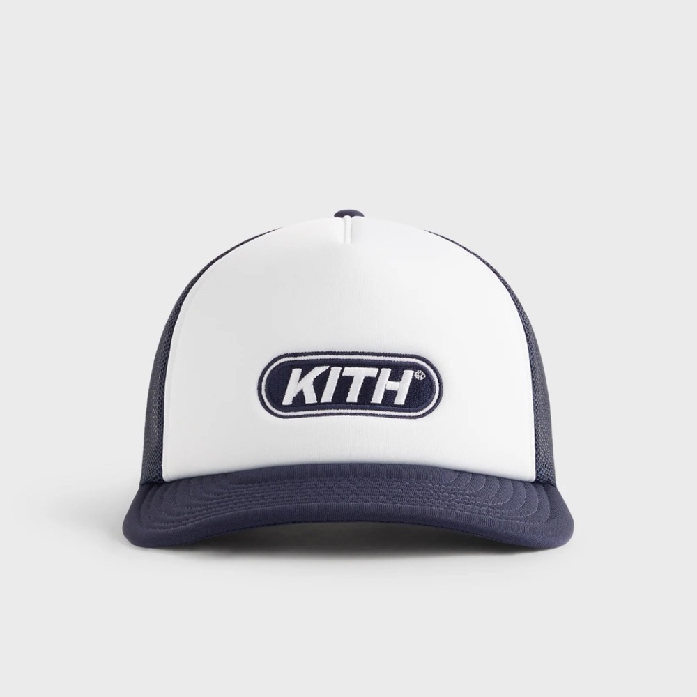 Kith Poly Foam Fast Logo Patch Nolan Trucker Hat.
